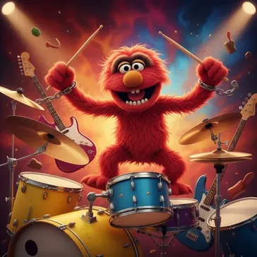 Zwierzak z Muppetw: Portret Najbardziej Energetycznego Perkusisty